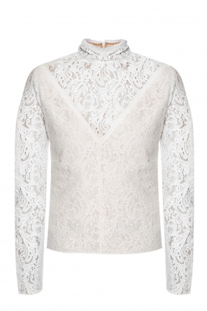 Openwork band collar top, zdjęcie 1 Openwork band collar top od Chloe